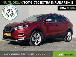 Nissan Qashqai 1.3 DIG-T 160 PK N-Motion / Goed Onderhouden / Trekhaak (1.500KG) / Panoramadak / 19" Lichtmetalen Velgen / DAB / Rondom Camera / Apple Carplay&Android Auto /