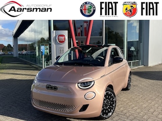 Fiat 500 La Prima 42 kWh | Rosé Gold | Full option | Camera | Stoelverwarming | LED | Leder