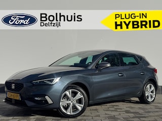 Seat Leon 1.5 TSI e-Hybrid PHEV 204 pk FR Business | Stoel- en stuurwiel verwarming | Adapt. Cruise | Camera | 1/2 leer | Fabrieksgarantie t/m 05-2028 |
