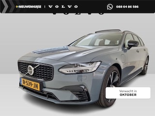 Volvo V90 2.0 T6 Plug-in hybrid AWD Ultimate Dark | SOH:95% | Trekhaak | HUD | Power Seats | Memory | Adaptive Cruise | BLIS | Harman/Kardon | Keyless entry/start | Schuif/Kantel Panoramadak | Apple carplay/Android auto |