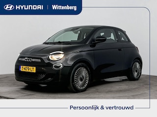 Fiat 500 ICON 42 kWh | SoH 94,4%! | TREKHAAK voor FIETSENDRAGER | CLIMA | CRUISE | CAMERA | APPLE CAR PLAY & ANDROID AUTO | BLUETOOTH | KEYLESS | 16'' LM VELGEN | ZEER LAGE KMSTAND! |