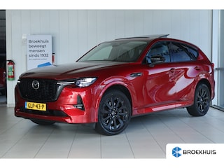 Mazda CX-60 2.5 e-SkyActiv PHEV Homura Plus | SOH 91% | Adapt. Cruise | Trekhaak | Stoelventilatie | BOSE | Head-up | Memory | Schuifdak | 360 Camera | Navi | Carplay | Stoel+Stuurverwarming |