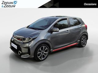 Kia Picanto 1.0 DPi GT-Line | Cruise Control | Climate Control | Camera | Navigatie | Lederen Bekleding | Stoelverwarming | Stuurverwarming |