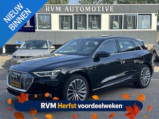 Audi e-Tron 55 quattro Advanced edition Plus 95 kWh SOH 93% | MEM. STOEL | ELEK. STOELEN | ACHTERUITRIJ CAMERA | STOEL VERWARMING | 21'' WIELEN | RIJKLAAR MET 12 MND BOVAG GARANTIE | AFNM. TREKHAAK | PANO | SCHUIFDAK |