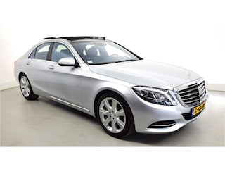 Mercedes-Benz S-klasse 350 BlueTEC Prestige Plus Burmester, zonnescreens, standkachel, voor en achterbank stoelverw/koeling, achterbank elek verstelbaar, dubbel glas, extra beveiligde kofferdeksel, 230 v stekkerdoos achter