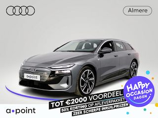 Audi A6 e-tron Advanced edition 83 kWh 286 pk | Verlengde garantie | Warmtepomp | Navigatie | Trekhaak (wegklapbaar) | Parkeersensoren (Park assist) | Rondomzicht camera | Stuur/Stoelverwarming v/a | MMI Passagiersdisplay |