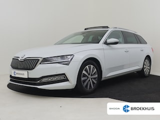 Skoda Superb Combi 1.4 TSI iV Business Edition Plus | Panorama-dak | SOH 95% | 360gr Camera | Elektr. Trekhaak | Cruise control adaptief | Keyless | Stoel/stuurverwarming | Dodehoek detectie | Navigatie | Apple carplay Android auto | Matrix lampen | DAB | 17"LMV