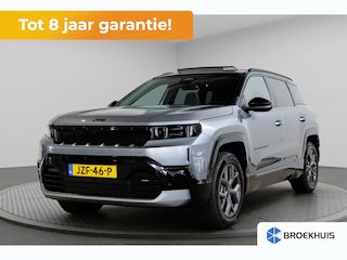 Jeep Compass 1.2 e-Hybrid First Edition | Tot 8 Jaar Garantie | Schuif-Kanteldak | Lederen bekleding | Focal Sound | Stoel & Stuurwielverwarming |