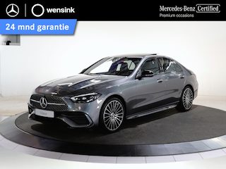 Mercedes-Benz C-klasse 180 Business Solution AMG | Night | Panoramadak | Trekhaak | Memory stoelen | Sfeerverlichting | Digital light | 19" Multispaaks |