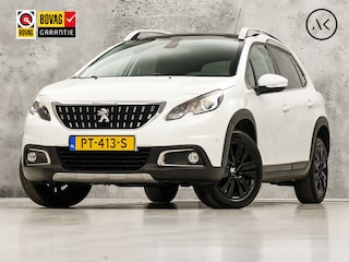 Peugeot 2008 1.2 PureTech Allure Sport Automaat (PANORAMADAK, APPLE CARPLAY, NAVIGATIE, CLIMATE, CAMERA, LEDER, SPORTSTOELEN, GETINT GLAS, CRUISE, NIEUWE APK, NIEUWSTAAT)