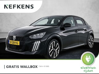 Peugeot 208 EV GT 51 kWh 156pk | Accu 94% | 410km WLTP Actieradius | Navigatie | Panoramadak | 360° Camera | Adaptieve cruise control | Leder/Alcantara | Stoel elektrisch+verwarmd+massage | Full Led koplampen | Parkeersensoren v+a | Keyless | Warmtepomp | Draadloze telefoonlader | Dodehoeksensor | Donker getint glas | 17" lichtmetalen velgen |