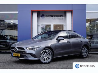 Mercedes-Benz CLA 250 e Business Solution Luxury Limited | Panoramadak | Camera | Parkeersensoren | Sfeer | ACC | Leder | Achteruitrijcamera | Cruise control adaptief met Stop&Go en stuurhulp | Kunstlederen bekleding