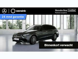 Mercedes-Benz C-klasse Estate 300e Business Solution AMG | AMG line PLUS | Night | Head-Up | Rijassistentiepakket Plus | Trekhaak | Burmester | Panoramadak |