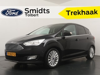 Ford C-MAX EcoBoost 125 pk Titanium | Trekhaak | Camera | Voorruitverw. | Navi | Clima | Cruise | 4 seiz. banden |