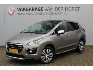 Peugeot 3008 1.2-130pk Turbo Allure. Nette, complete en goed onderhouden hoogzitter ! Autm. airco dual, xenon verl., panoramadak, metallic lak, trekhaak, LM wielen, navigatie, head-up display, r/cd i.c.m. JBL-soundsyst., cruise cntrl, bluetooth tel. voorb.