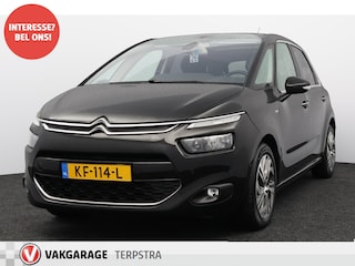 Citroën C4 Picasso 2.0 BlueHDi Exclusive/ HISTORIE!/ Trekhaak/ Automaat/ 17'' LMV/ Keyless/ Extra getint glas/ Camera/ Bluetooth/ Half-Leder/ Dode-Hoek DET./ Stoelverw./ Panorama-Dak + Voorraam/ PDC V+A.