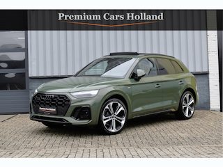 Audi Q5 55 TFSI e S-Line 367 Pk Pano Luchtvering Memory Leder Trekhaak Oled Matrix ACC 21 Inch