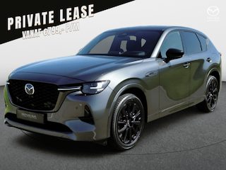 Mazda CX-60 e-Skyactiv PHEV Homura Business Edition | 12,3-inch TFT-kleurendisplay met bediening via centrale HMI Commander, touchscreen (voor Apple CarPlay / Android Auto™) of voice control | 12,3-inch digitale meterset | 20-inch lichtmetalen velgen, Black