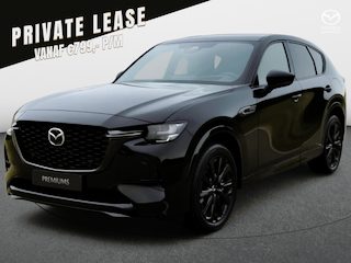 Mazda CX-60 e-Skyactiv PHEV Homura Business Edition | 12,3-inch TFT-kleurendisplay met bediening via centrale HMI Commander, touchscreen (voor Apple CarPlay / Android Auto™) of voice control | 12,3-inch digitale meterset | 20-inch lichtmetalen velgen, Black