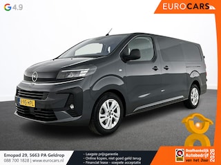 Opel Vivaro 2.0 180PK L3 Automaat Dubbele Cabine 2 schuifdeuren Android Auto/Apple CarPlay Navigatie Keyless Entry&Start Climate Control Camera Cruise Control Houten afwerking laadruimte Trekhaak lichtmetalen velgen