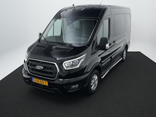 Ford Transit 350 L2H2 Limited 185 pk FWD | Trekhaak | Apple Carplay & Android Auto | Verwarmde Voorruit | Dubbele cabine | Camera |