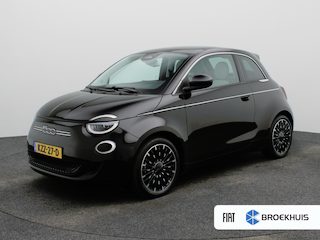 Fiat 500 La Prima By Bocelli 42 kWh SOH 95% | Carplay | Panoramadak | Camera | Dodehoekbewaking | PDC V+A | Stoelverwarming | Keyless | 17" Lichtmetalen Velgen