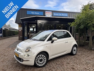 Fiat 500 0.9 TwinAir Turbo Lounge|Pano|PDC|Parelmoer wit