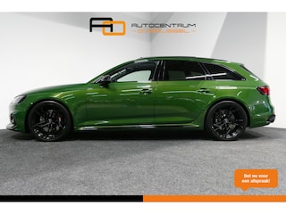 Audi A4 A4 Avant 2.9 TFSI quattro / RS-Sportuitlaat / Panoramdak / Elektr. verstelbare voorstoelen (links met memory) / HUD / B&O / RS Comfort Pack / Dynamica Pack / Audi Exclusive interieur / Massage stoelen / Matrix LED / Rondomzichtcamera / Apple Carplay - Android Auto / Ambienteverlichting / Stoelverwarming voor + achter / 20'' LMV / Achteruitrijcamera
