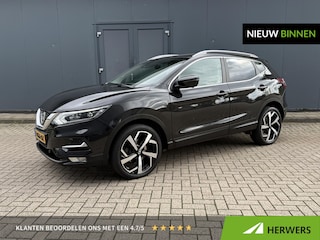 Nissan Qashqai 1.3 DIG-T Premium Edition / Automaat / Trekhaak / Navigatie / Panoramadak / 360 Camera / Cruise Control / Stoelverwarming / Bluetooth / Leder / NAP