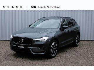 Volvo XC60 T6 Plug-in hybrid AWD Ultra Dark | Panoramadak | Luchtvering | Trekhaak | Head-up display | Verwarmbare voorstoelen, achterbank en stuurwiel | Premium audio by Harman Kardon | Adaptieve cruise control |