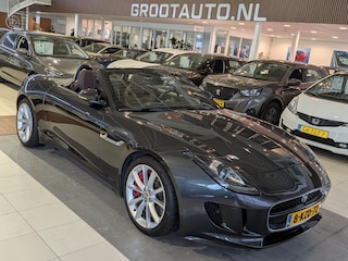 Jaguar F-type 3.0 V6 S 380PK Convertible Automaat Airco, Cruise Control, Navigatie, Leder, Stuurbekrachtiging