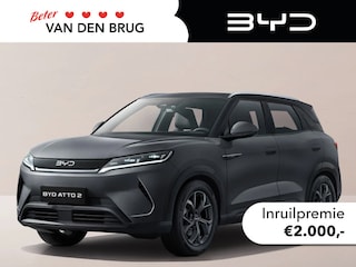 BYD Atto 2 Business 65 kWh | €2000 KORTING | 430km WLTP | Warmtepomp | Panoramadak | 360° camera | Dodehoekdetectie | Zwart interieur |