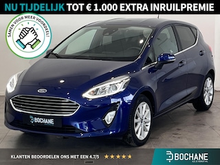 Ford Fiesta 1.0 EcoBoost Titanium | Cruise Control | Climate Control | Keyless Entry & Start | Parkeersensoren achter | 16" Lichtmetalen Velgen