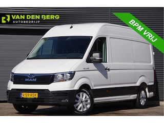 MAN TGE 3.140 35 2.0 L3H3(L2H2) 3-ZITS, AUT. TREKHAAK, LEDER, CAMERA, NAVI, GEVEERDE STOEL, CRUISE, AIRCO