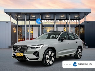 Volvo XC60 T6 Recharge Ultra Dark | 20" Allseason | Luchtvering | 360 Camera | Trekhaak | Head-Up | Panoramadak | Harman Kardon | Elektr. verst. Stoelen
