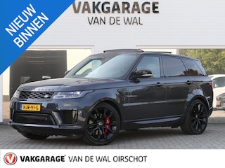 Land Rover Range Rover Sport 3.0 P400 HST | Carbon | Alcantara hemel | Meridian | Panoramadak | Head-up display | Adapative Cruise Control | Dodehoek ​detectie | Trekhaak | Luchtvering | Apple-/Android Carplay | Stoelventilatie