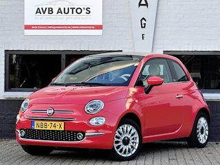 Fiat 500 1.2 Lounge Cabrio Koraal Clima Cruise PDC