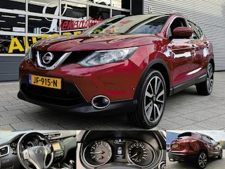 Nissan Qashqai 1.2 Tekna + - Panorama dak I Navigatie I Airco I Leer I Sport pakket + Velgen 19 inch I Dealer onderhouden