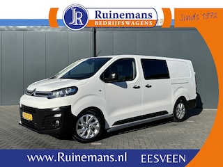 Citroën Jumpy 2.0 BlueHDI 180 PK / AUTOMAAT / L3H1 / DUBBEL CABINE / 2x SCHUIFDEUR / TREKHAAK / CAMERA / BLIND SPOT / ECC / CRUISE / 6 PERSOONS