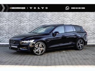 Volvo V60 2.0 T8 Twin Engine AWD R-Design | 360 camera | Harman Kardon Audio | Blis | Trekhaak | Memory | Volvo on call | stoel + stuurwiel verwarming | 19' Velgen |