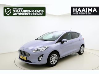 Ford Fiesta 1.0 EcoBoost 125pk Hybrid Titanium X | Trekhaak | Navigatie | Stoel- en stuurverwarming | Parkeersensoren | Cruise control | Verwarmd voorraam | Climate control