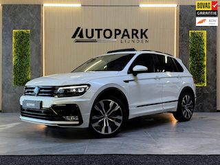 Volkswagen Tiguan 2.0 TSI 4Motion Highline 3X R-Line |PANO|HuD|MEMORY|CAMERA|CARPLAY|ACC|DODEHOEK|LEDER|20INCH|TREKHAAK|220PK|VOL!