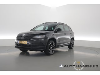 Skoda Karoq 1.5 TSI ACT Sportline Business | Rijklaar! | Dig. Cockpit | Pano | Adapt. Cruise | Standkachel | Stoelverw. | Dodehoek | 360cam |