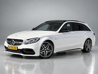 Mercedes-Benz C-klasse Estate AMG 63|Pano|Burmester|Night-Package|Stoelverwarming|Adaptive