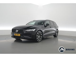 Volvo V60 2.0 T6 Plug-in hybrid AWD Plus Dark | Trekhaak | H&K Audio | 20 inch | elek stoelen | Verwarmde stoelen + stuur |