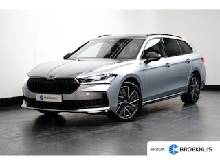 Skoda Superb Combi 1.5 TSI iV 204PK Sportline PHEV DSG-6 | VERLEGNDE GARANTIE | TREKHAAK | STOEL(V+A) + STUURVERW. | CAMERA | HEAD-UP | MEMORY | CARPLAY |  18 INCH | CLIMATE CONTROL |