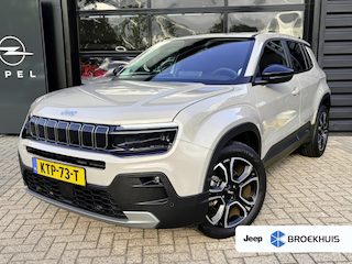 Jeep Avenger Summit 54 kWh 156 PK | ADAPTIEVE CRUISE CONTROL| SFEERVERLICHTING| DODEHOEK DETECTIE| DRAADLOZE TELEFOONLADER| JEEP PERFORMANCE LED| CAMERA + PARKEERSENSOREN| APPLE CARPLAY/ANDROID AUTO| EERSTE EIGENAAR|