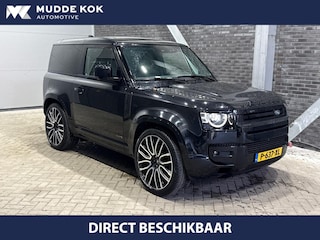 Land Rover Defender 90 D300 X | BTW | 23 Inch | Canvas Vouwdak | ClearSight | Trekhaak | Head-Up | Koelbox | Meridian Surround