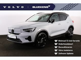 Volvo EX40 82 kWh Extended Range Ultra Black Edition Europa - IntelliSafe Assist & Surround - 360º Camera - Harman/Kardon audio - Verwarmde voorstoelen, stuur & achterbank - Parkeersensoren voor & achter - Elektr. bedienb. voorstoelen met geheugen links - Draadloze tel. lader - Warmtepomp - 20' LMV