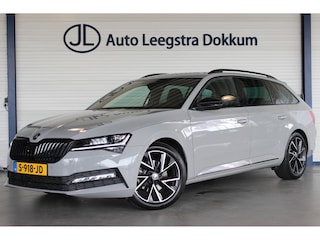 Skoda Superb Combi 1.5 TSI ACT Sportline Business Steel Grey | Trekhaak | Camera | Keyless | Adapt. Cruise | Virtual Cockpit | Carplay | Stoel/Stuurverw. | 18" LMV | PDC V+A